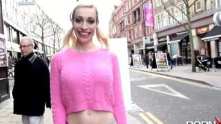 Piggy Blond Pisses Outdoors: Chessie Kay's Wet Trick