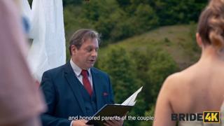 Blonde Bride's Wet Dream: Natural Tits, Intense Fuck, Hot Sex With Andrea & Falco White