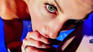 Wild Poolside Action: Silent Pleasures Underneath