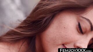 Beautiful Sasha teases and seduces in slow motion solo