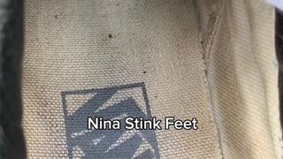POV: Stinky Feet Fetish  Taking off the sweat Sneakers