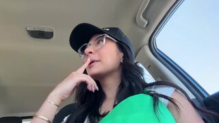 Latina Barista Caught In Public - Cami Strella