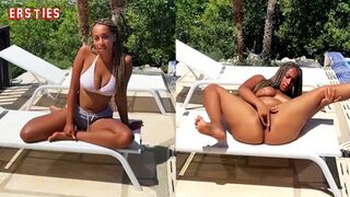 Ersties - Heißer Nachmittag im Pool mit der 18-jährigen Wassernixe Naomi