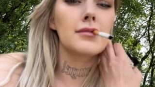 Hot & Stressed Smoking Outside - @OgYennefer
