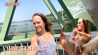 Newbies - Public Beach Blue Finger Self-Fingering👉