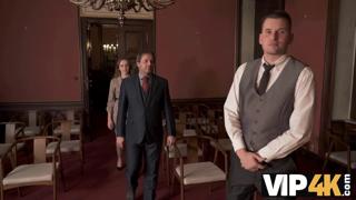 VIP4K Tiny Wedding Becomes Public Sex Fling