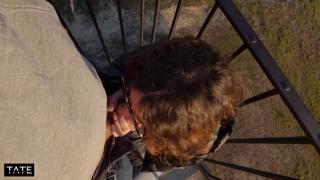 Wild Outdoor Sex in Fuzzy Jacket