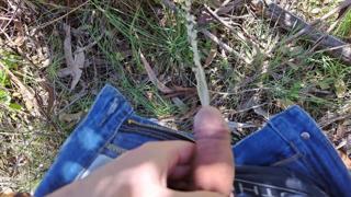 Fucked my mom's friend in the woods outdoors