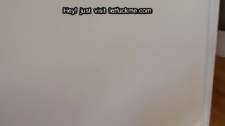 sis craves sex as brother chats on phone; facial POV