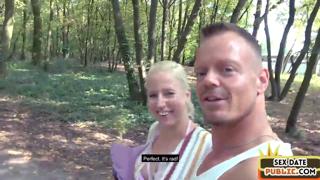OUTDOOR DATING SESSION - German Milf Enjoyed Big Cock🍆 Publicly